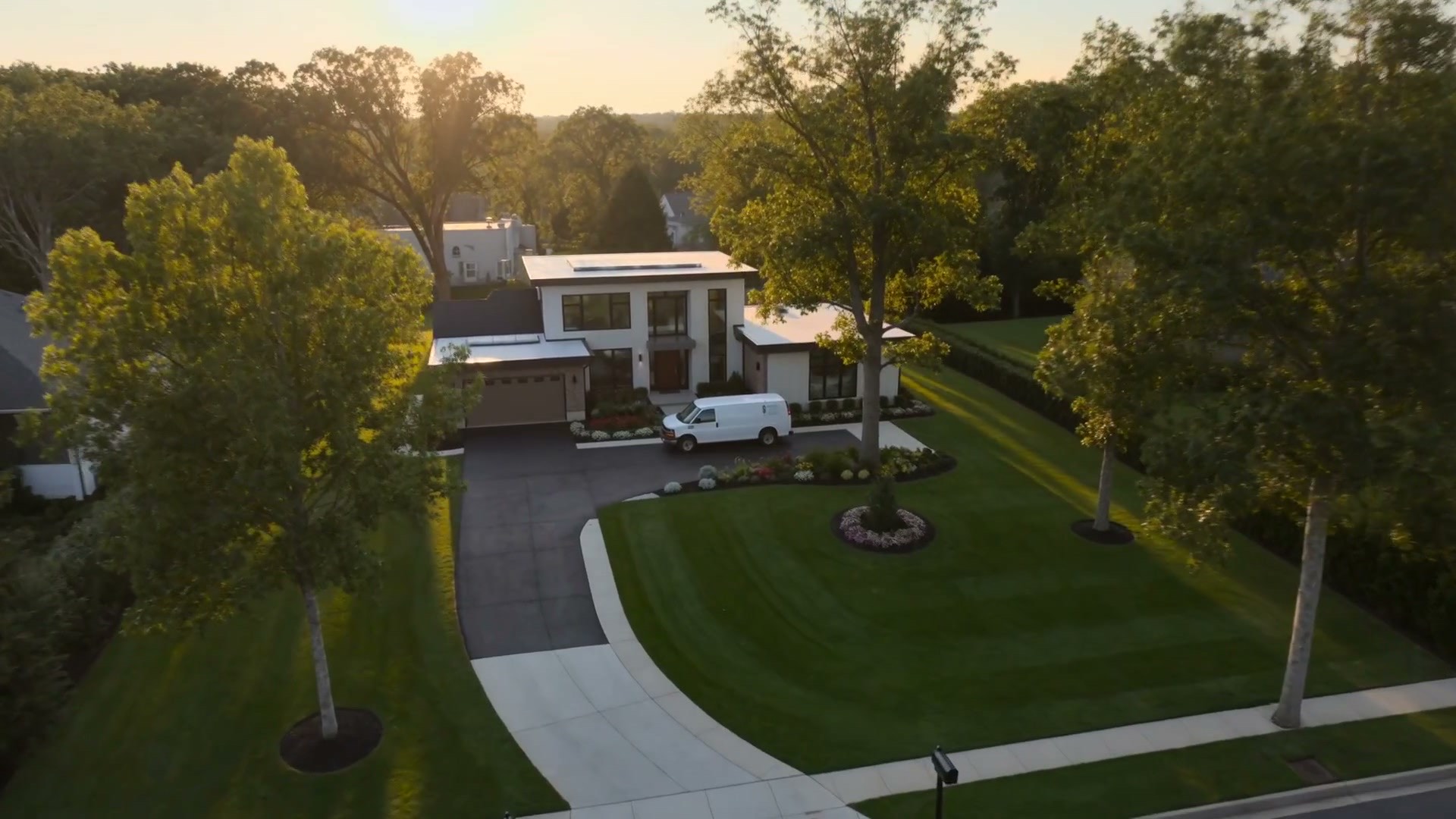 Aerial view of a Greater Toronto home served by Ontario IP Home Comfort